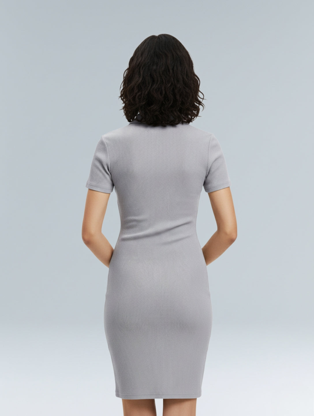 Ribbed Bodycon Mini Dress