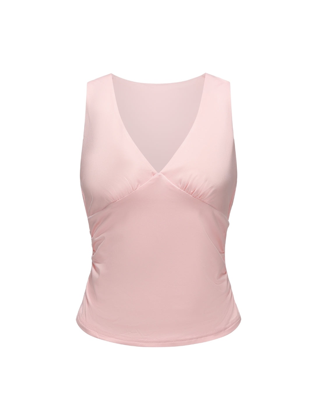 V-Neck Ruched Top