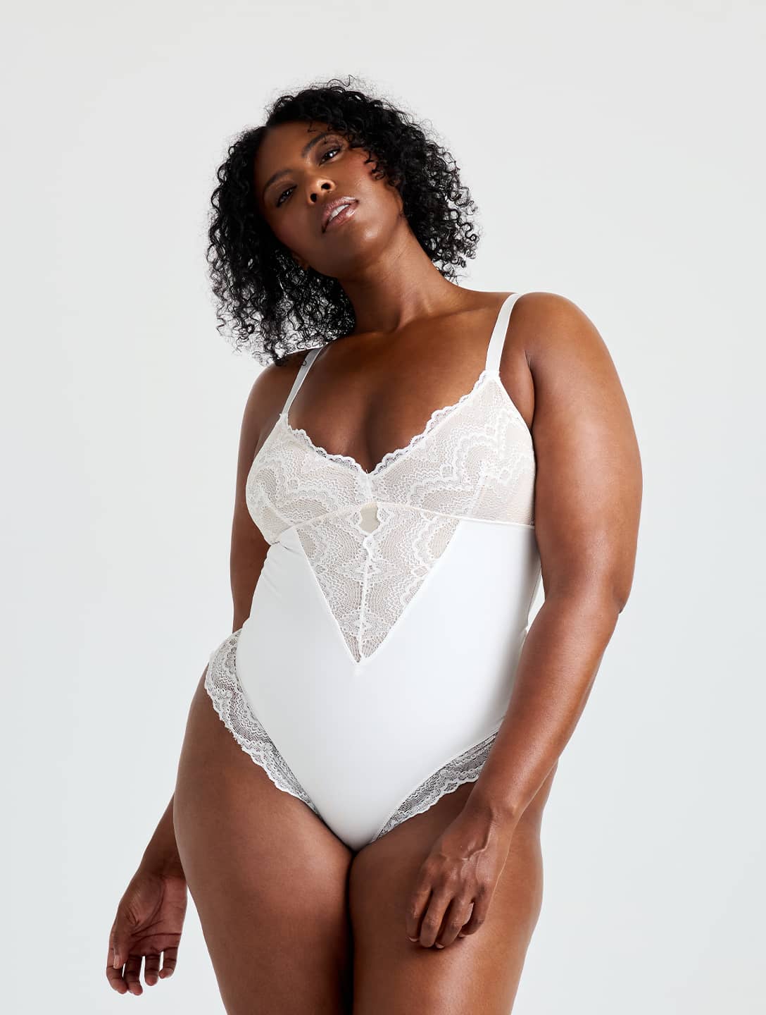 Half Laced Bodysuit